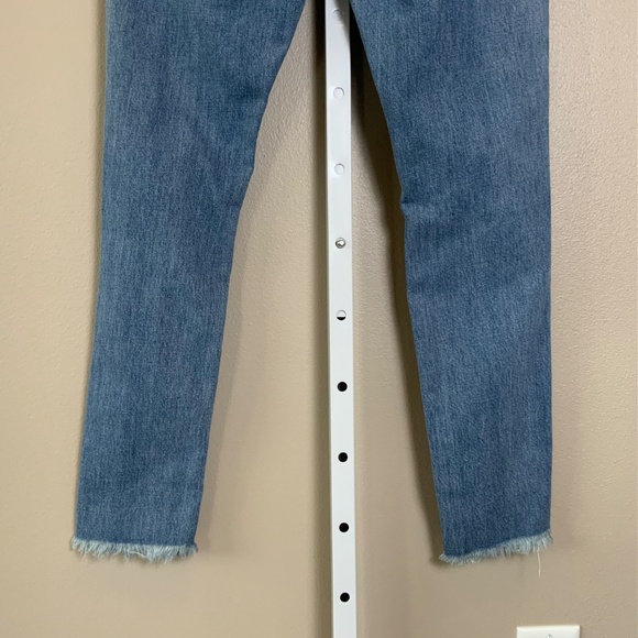 Lucky Brand Charlie Skinny Distressed Embroidered Jeans - Picture 12 of 13